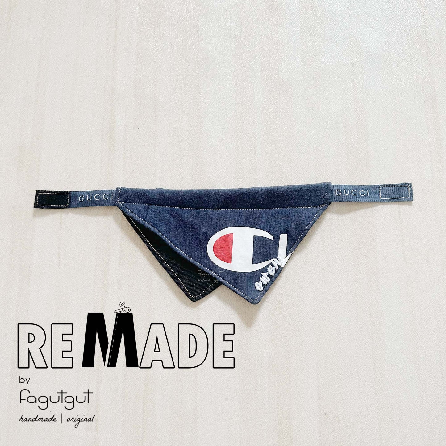 fagutgut 花吉吉手作 - "Remade by fagutgut"舊衣物升級改造服務 - 寵物領巾