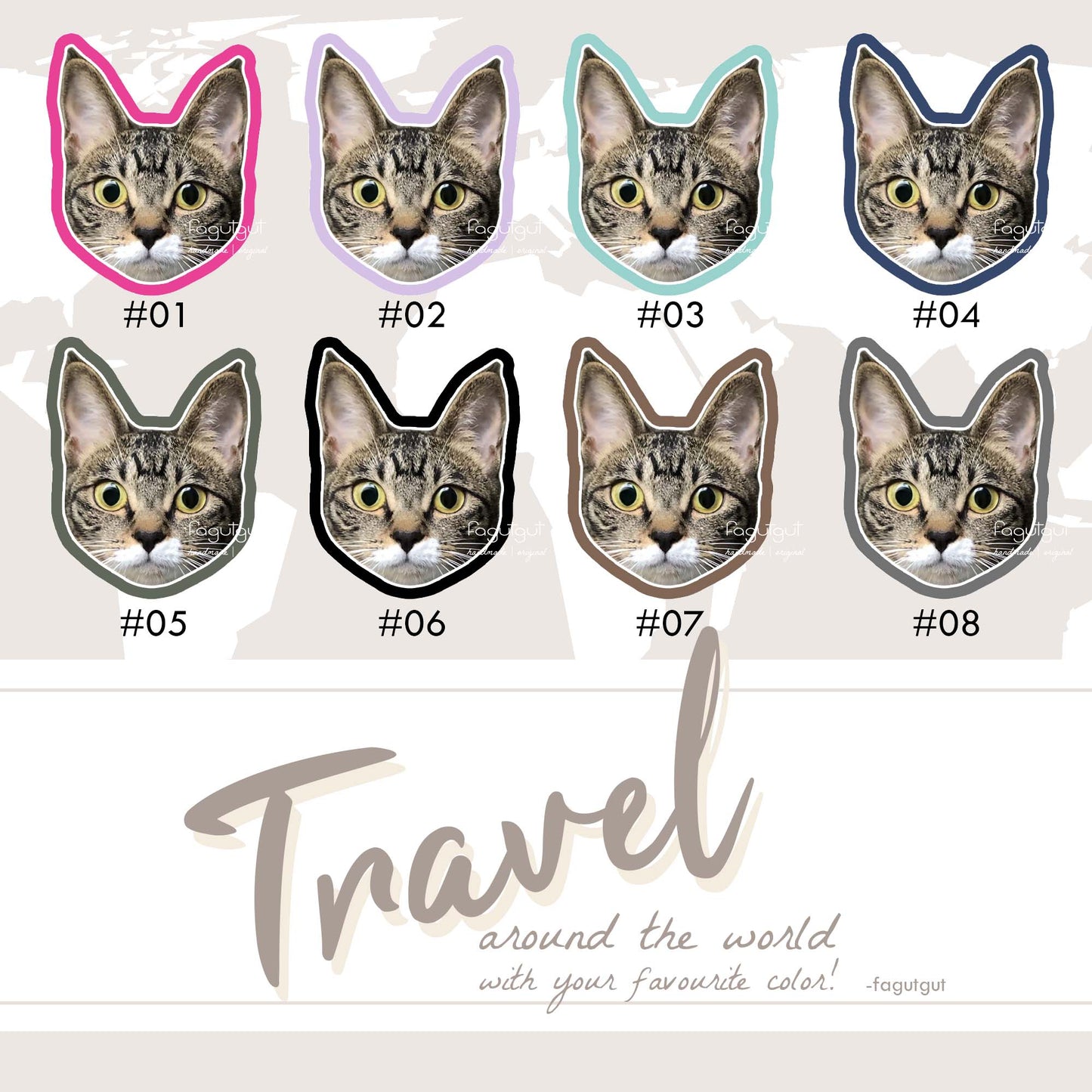 fagutgut 花吉吉手作 - 來圖訂造行李牌(9cm)